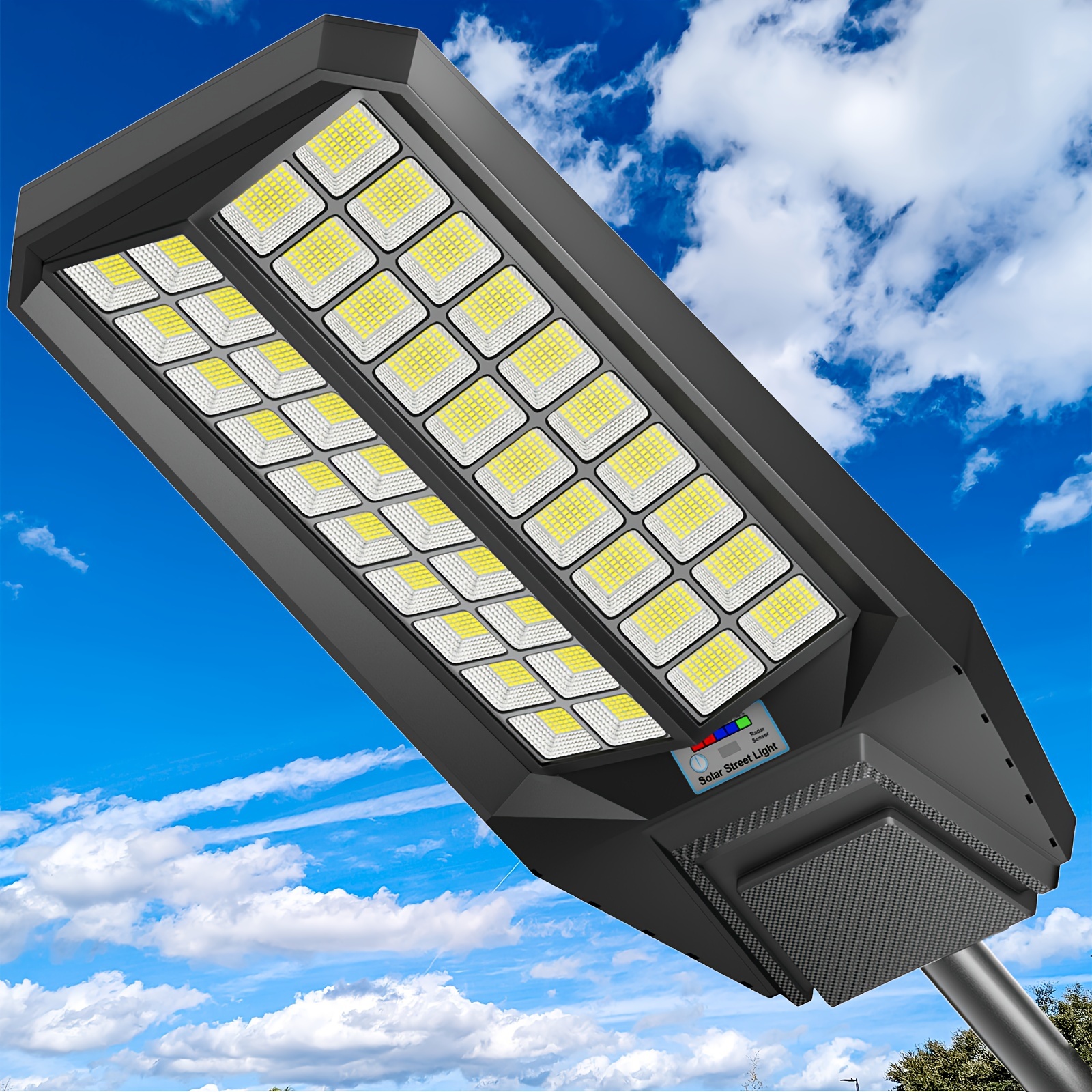 

8000w Solar Street Light, Solar Street Lights Outdoor, 800000lm 7000k Solar Powered Street Light, , With Motion Sensor, Led Lamp, Solar Lights