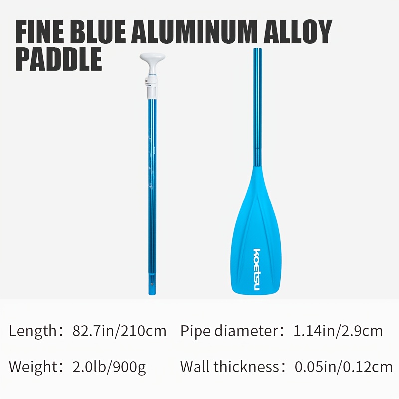 Premium Aluminum Alloy Paddle with Streamlined Wave Pattern