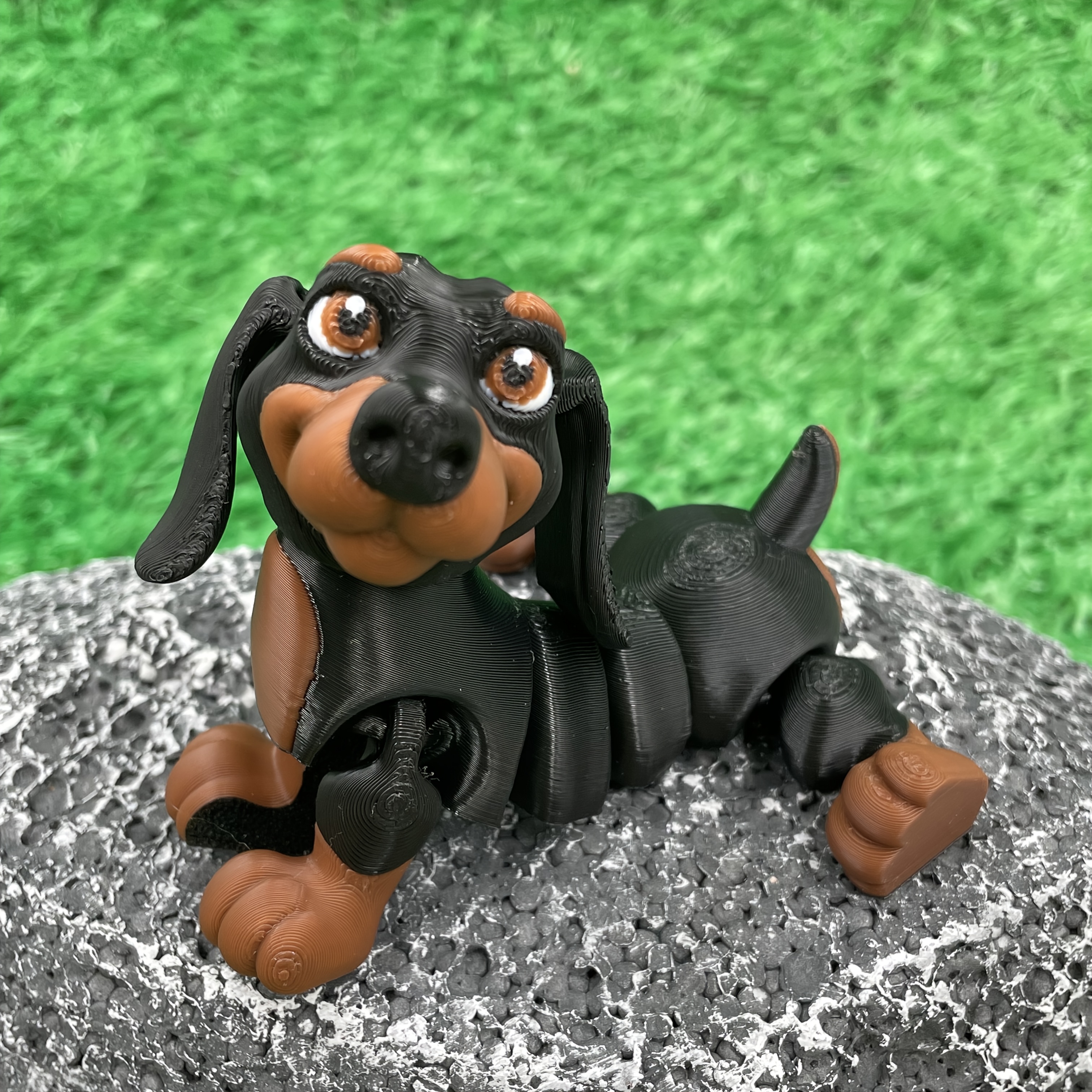 

Dachshund Statue With Articulated , Vintage Style Plastic Room Decor, Perfect Gift For , Sausage Dog, Desktop Display, Craft Accessories