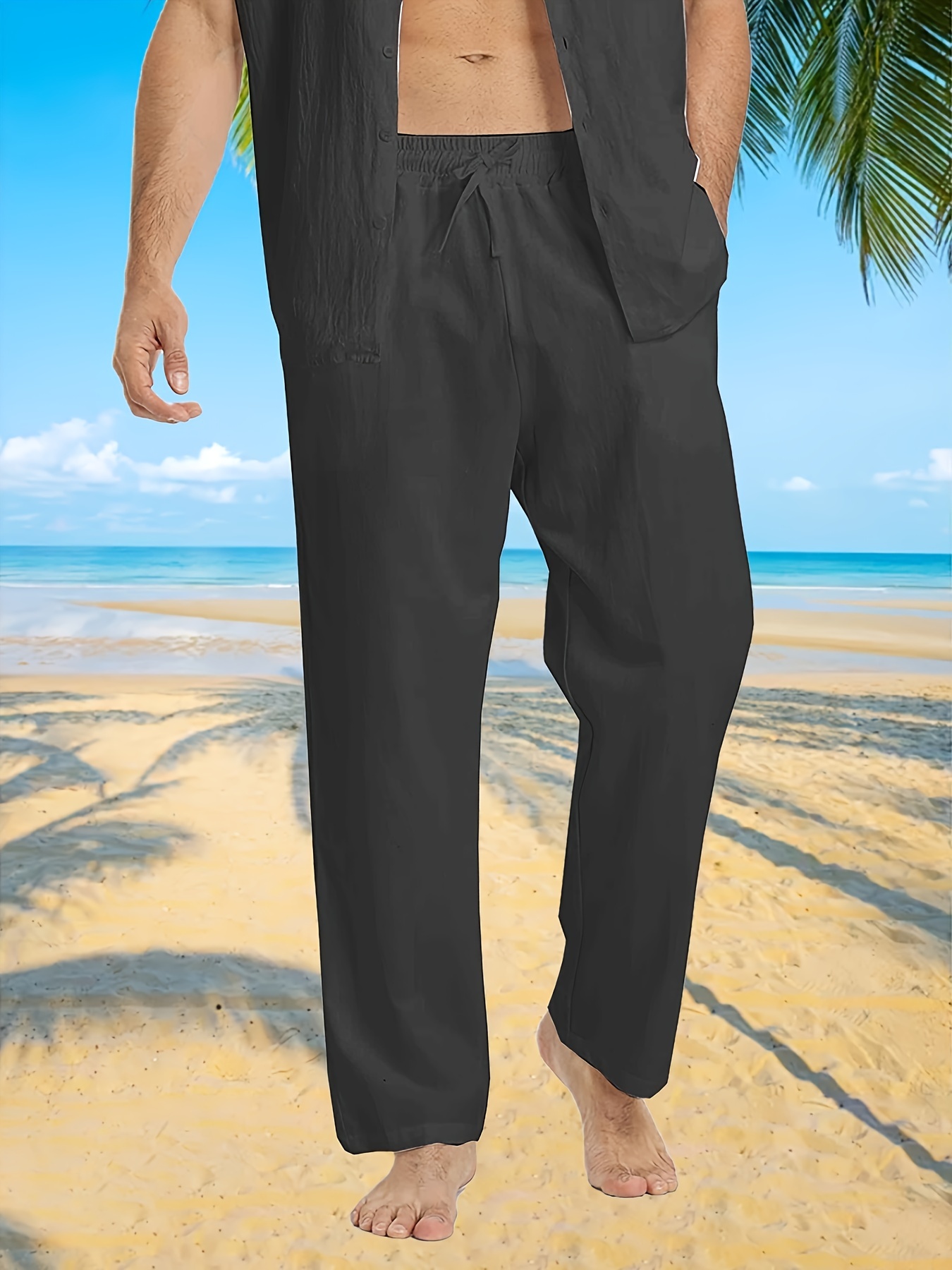 Pantalón Largo Pantalones Caballero Verano Pantalon Largo Verano