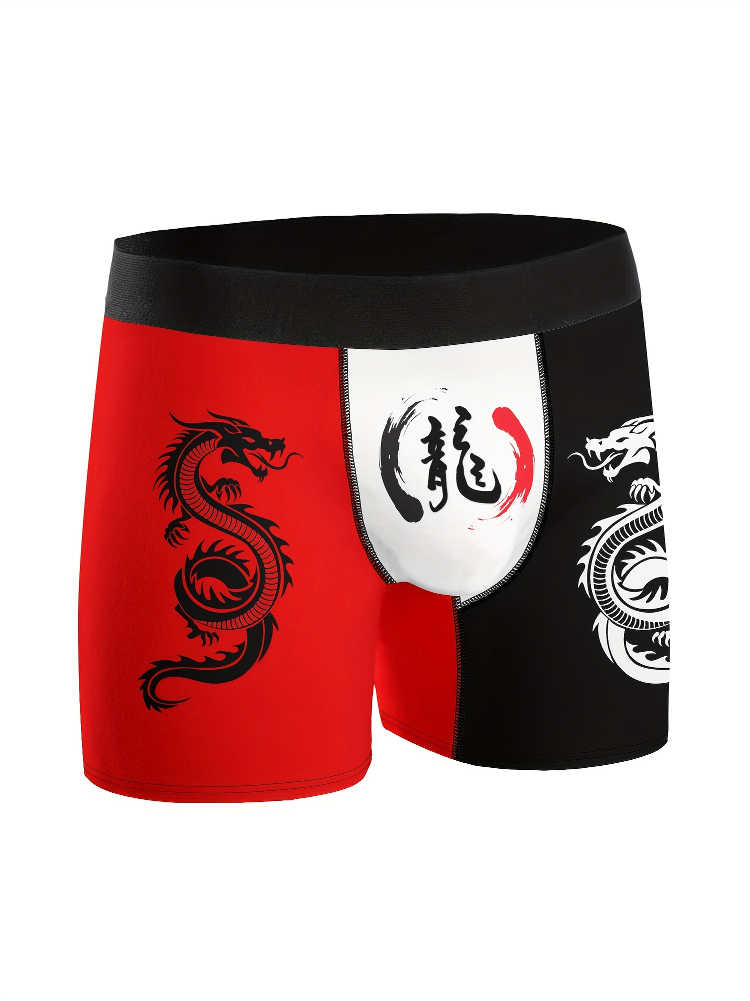  Faunayo 2024 Chinese New Year Of The Dragon Mens Boxer Briefs,  Red Zodiac Underwear, New Year Boxer Trunk For Men (Large,Cotton) :  Clothing, Shoes & Jewelry