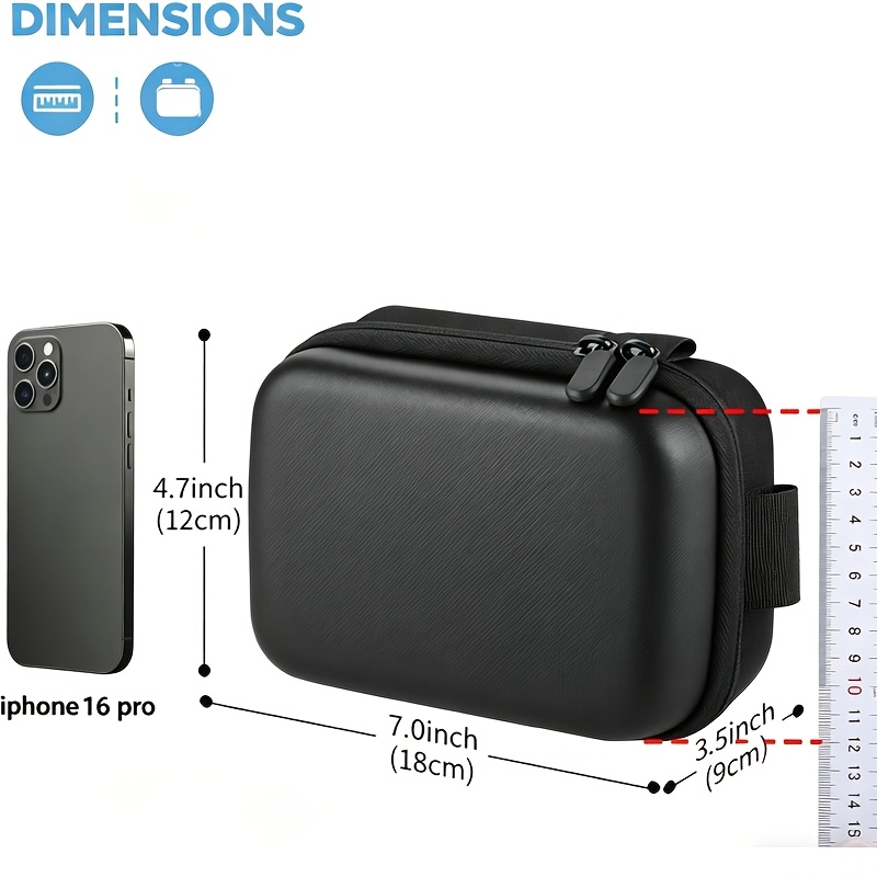 Digital Camera Case with Shockproof Design and 3 Carrying Options