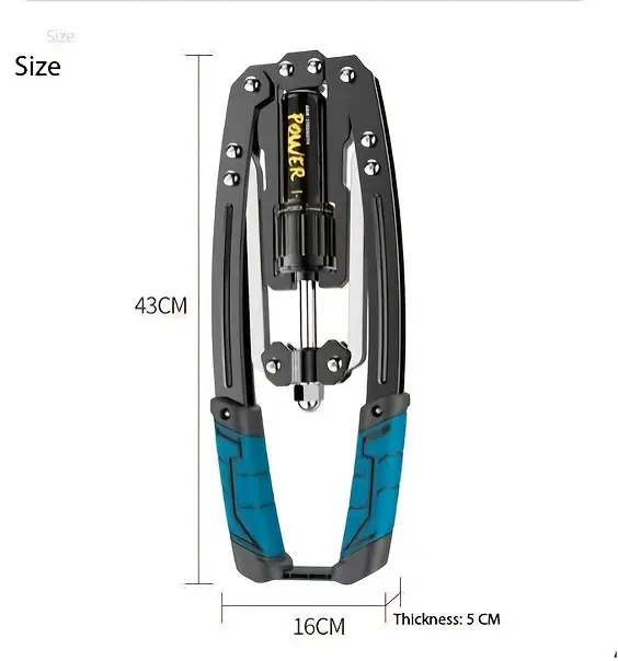 adjustable arm trainer black building exercise equipment for biceps chest and abs home chest strengthening adjustable durable construction arm workout equipment Product details 5