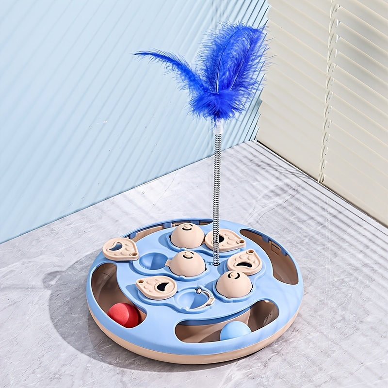 Image of Cat Puzzle Toys - Interactive, Boredom To Intelligence, Designed For Iq Training And Brain Stimulation - Suitable For Cats, Perfect As A Gift For Your Feline Friend, Without Battery