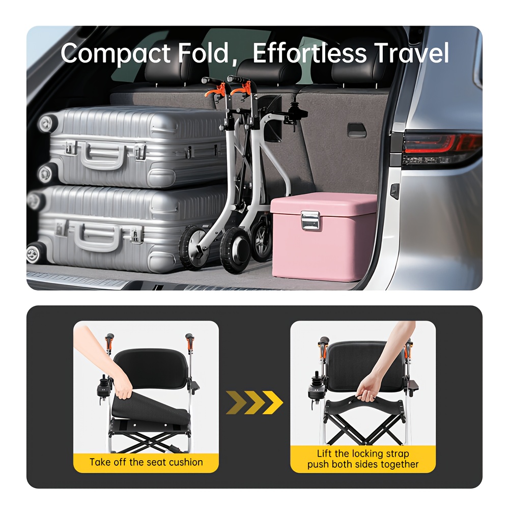 has a long range of 20 miles an intelligent electric wheelchair for adults intelligent controller lightweight   folding and     put   high power 500w motor strong climbing force anti   Product details 3