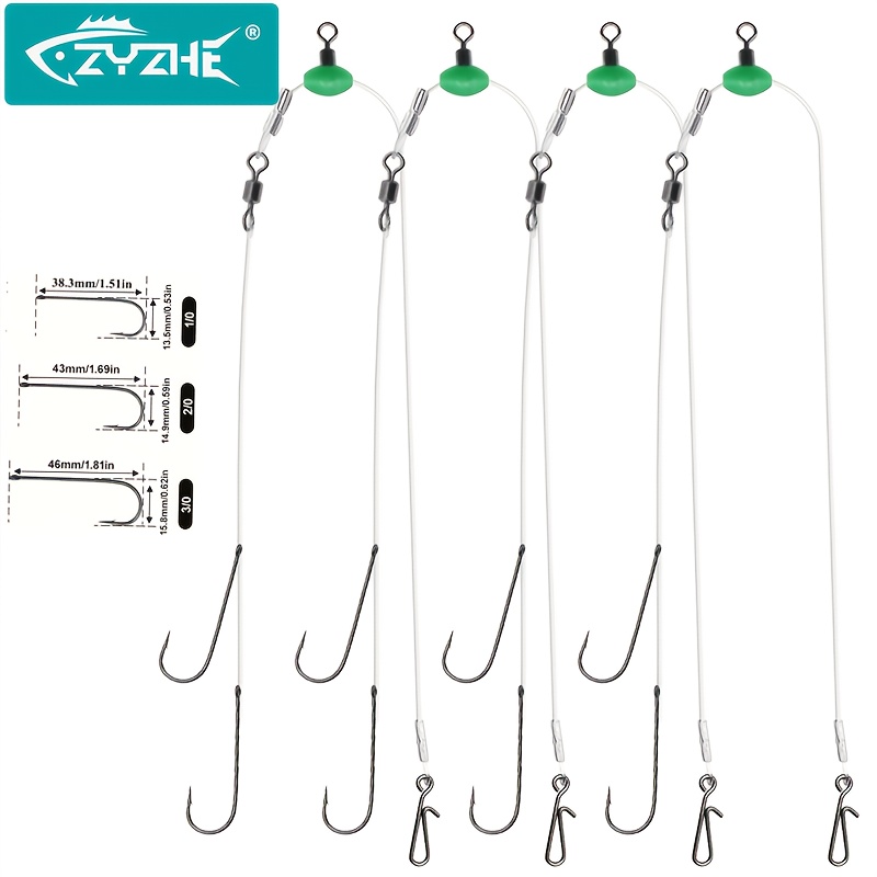 a pack 1 3 pre tied fishing hooks in sizes 0 3 - Temu