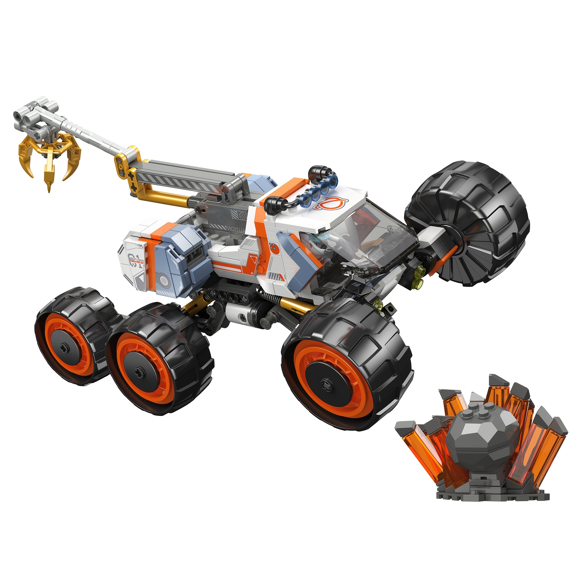 643 Standard Granules Planet Exploration Mining Car Block Set