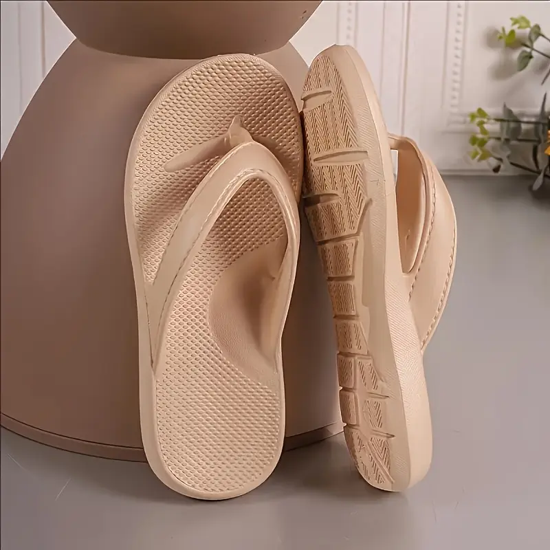 womens slide sandals slip on flat sole casual slippers for beach work daily blue white beige beach footwear plain slipon comfortable footwear Product details 2