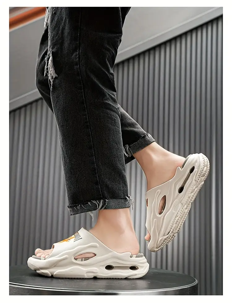 2024 trendy womens summer slides thick sole non slip durable eva sandals for outdoor beach wear Product details 4