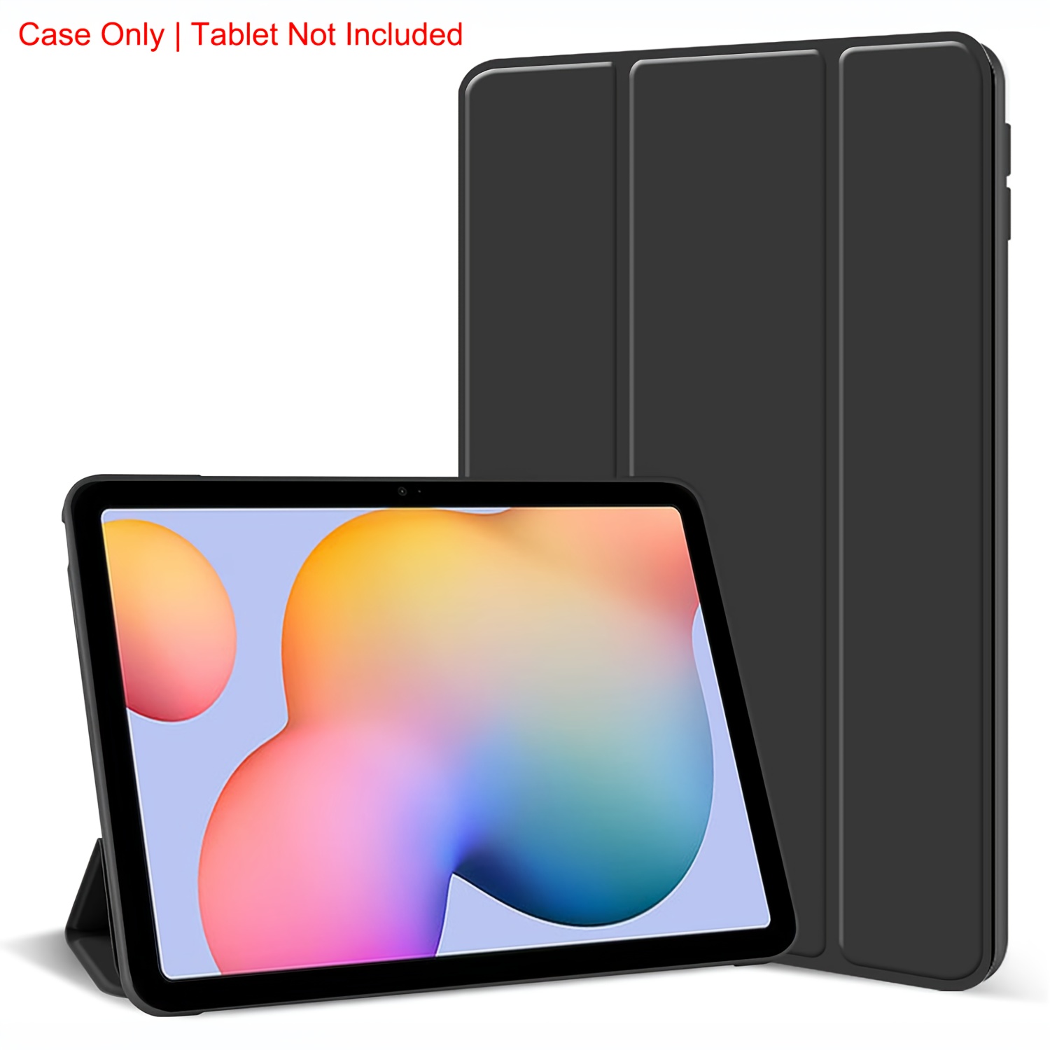 TEMU Case For Galaxy Tab S6 Lite 10.4'' 2020/2022/2024 Sm-p610/p615 Sm-p613/p619 Sm-p620/p625 Synthetic Leather Flip Stand Tablet Cover Soft Back
