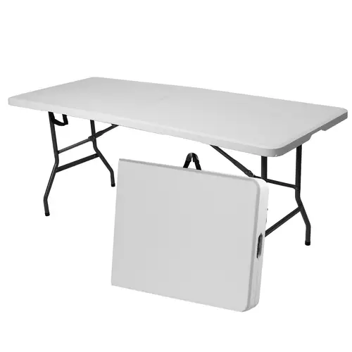 home portable long table picnic table blow molding folding table outdoor stall table folding table and chairs