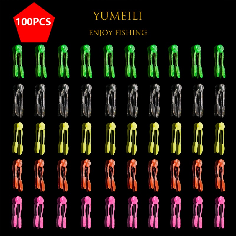 50/100pcs Micro Mini Jumping Beans In , Mixed For Fishing Lures, Suitable For Saltwater And Freshwater, Ideal For Lure Fishing And Bottom Fishing For Small Fish