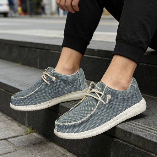 mens loafers lightweight soft breathable walking shoes loose fit design suitable for daily wear