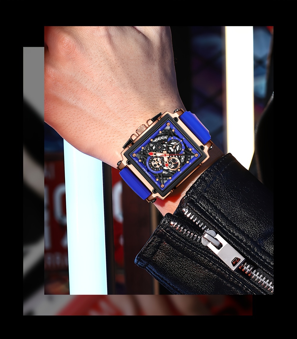 unisex watch light   multifunctional   silicone strap sports details 14