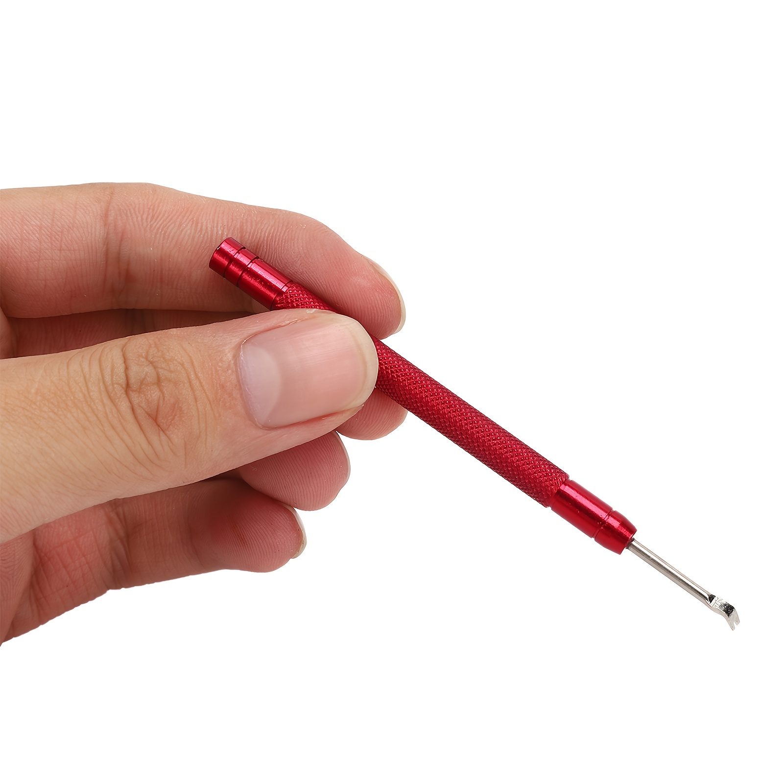 Image of Compact Stainless Steel Watch Repair Kit - Portable Dial & Hand Remover Tool, Smooth Precision Pry Clip For Watch Types, - Ideal For Diy Watch Maintenance