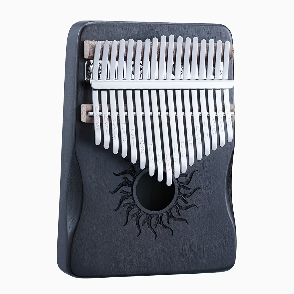E-shop 17/21-Tasten-Kalimba Daumenklavier aus massivem Ahornholz, Fingerklavier, Kalimba-Tastatur, Musikinstrument für Anfänger, Mbira mit Stimmhammer