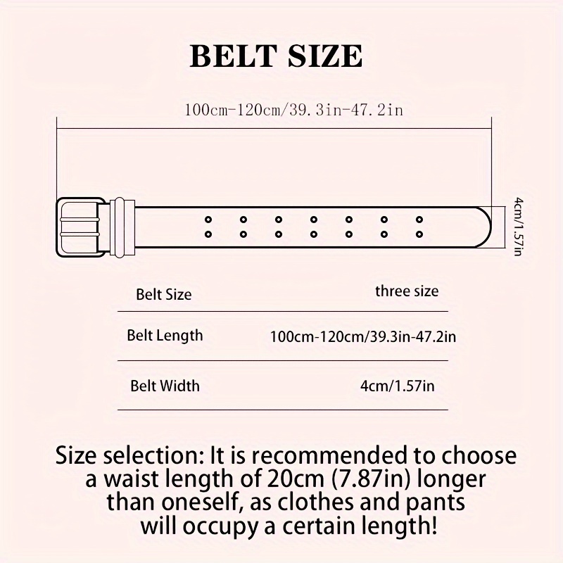 Fashionable Men's Plush Lace Double Row Porous Button Casual Belt