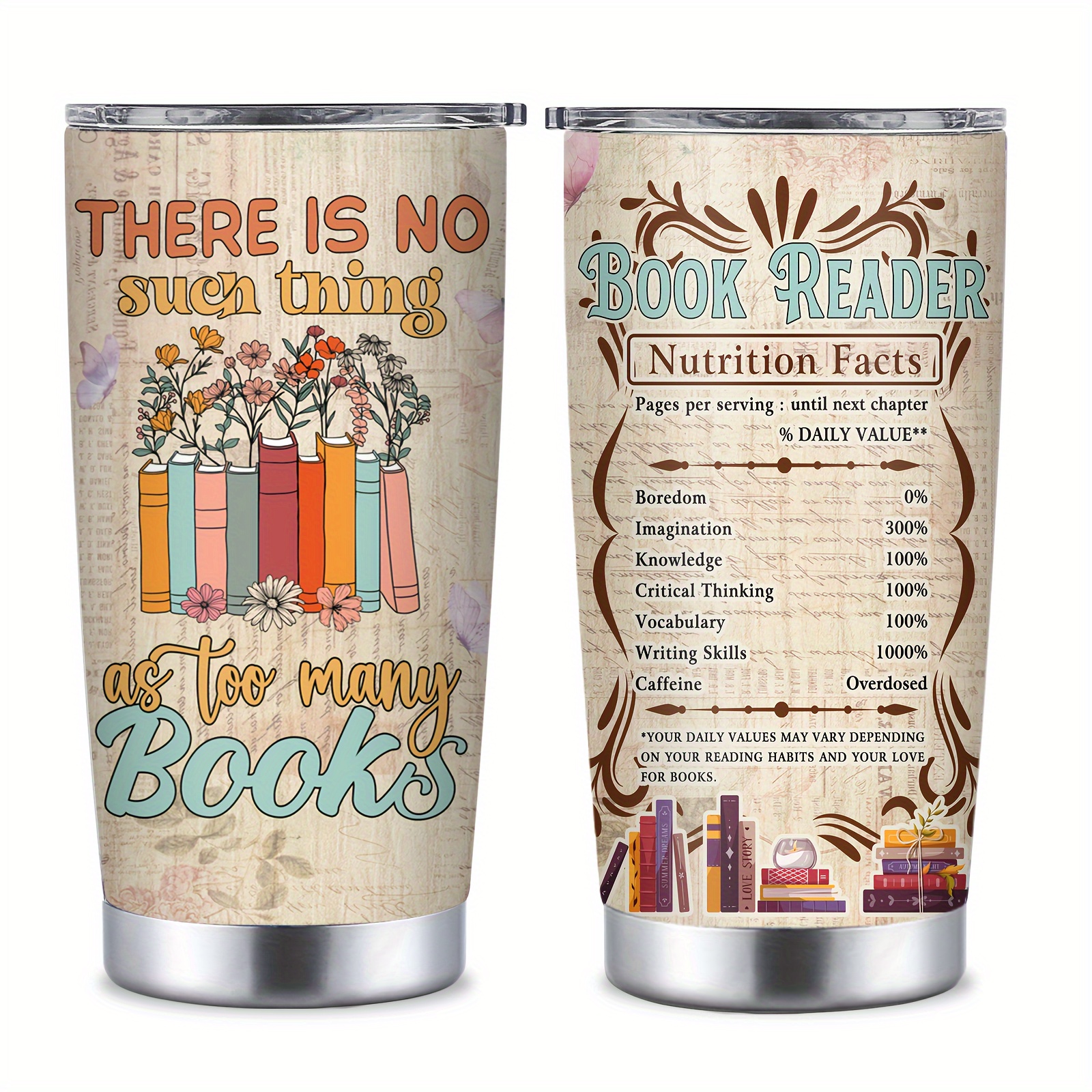 TEMU 1pc Steel Insulated 20oz - Reusable Cup For Hot And Beverages - - For And Librarians