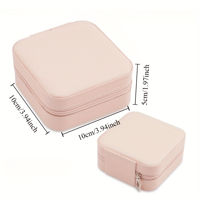 12pc Customizable Mini Travel Jewelry Box and Storage Set for Rings and Earrings
