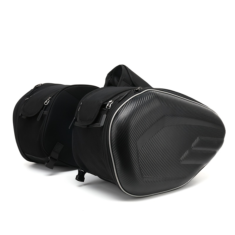 TEMU 1 Paire de Sacochages de Moto, Sacochages Latéraux de Rangement, Sac de Casque de Moto, Sac de Rangement pour Casque Intégral, Pochette Latérale