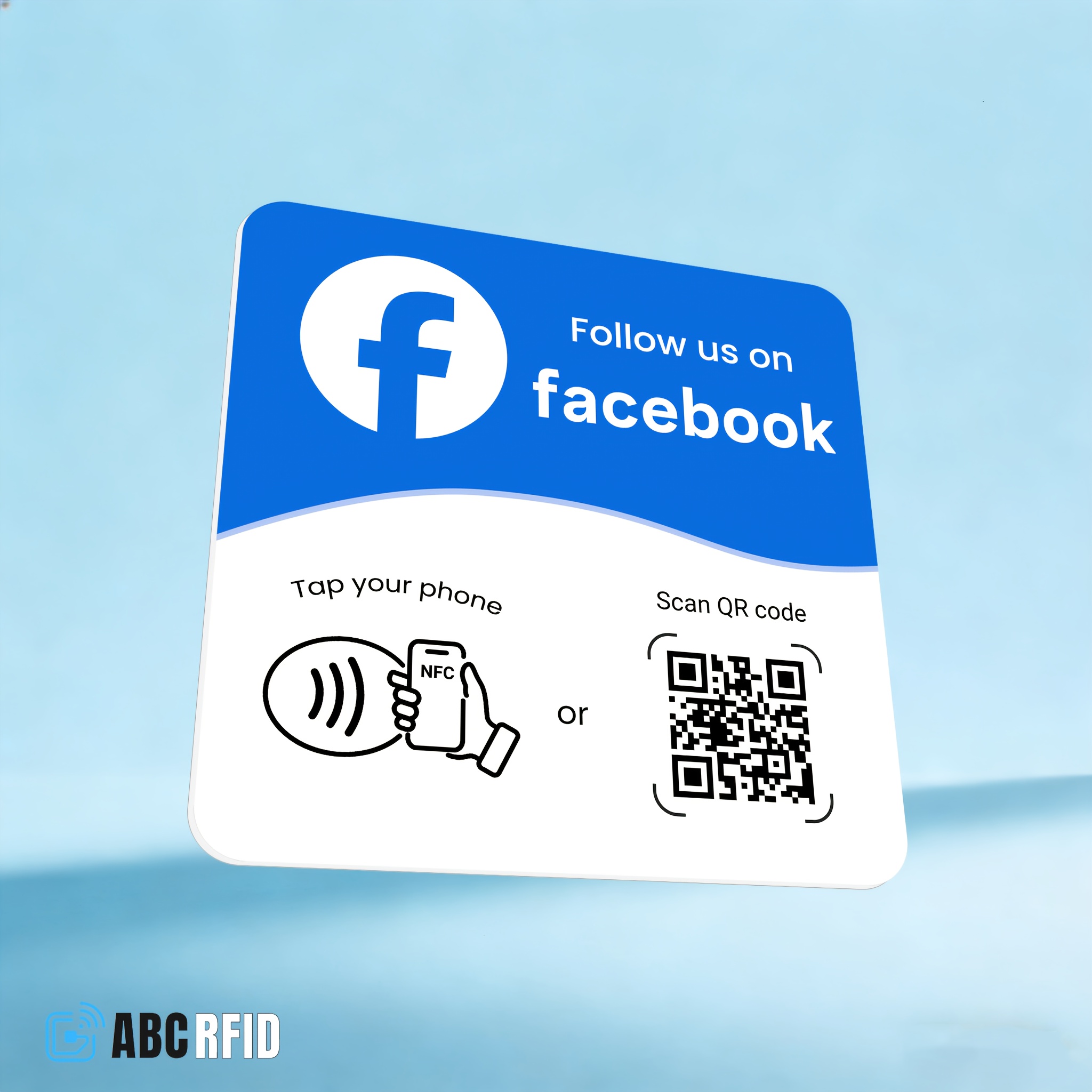 TEMU Nfc Tap & Us Adhesive Plate, Plate For Google, Easy Setup With , Google And Social Media Plate