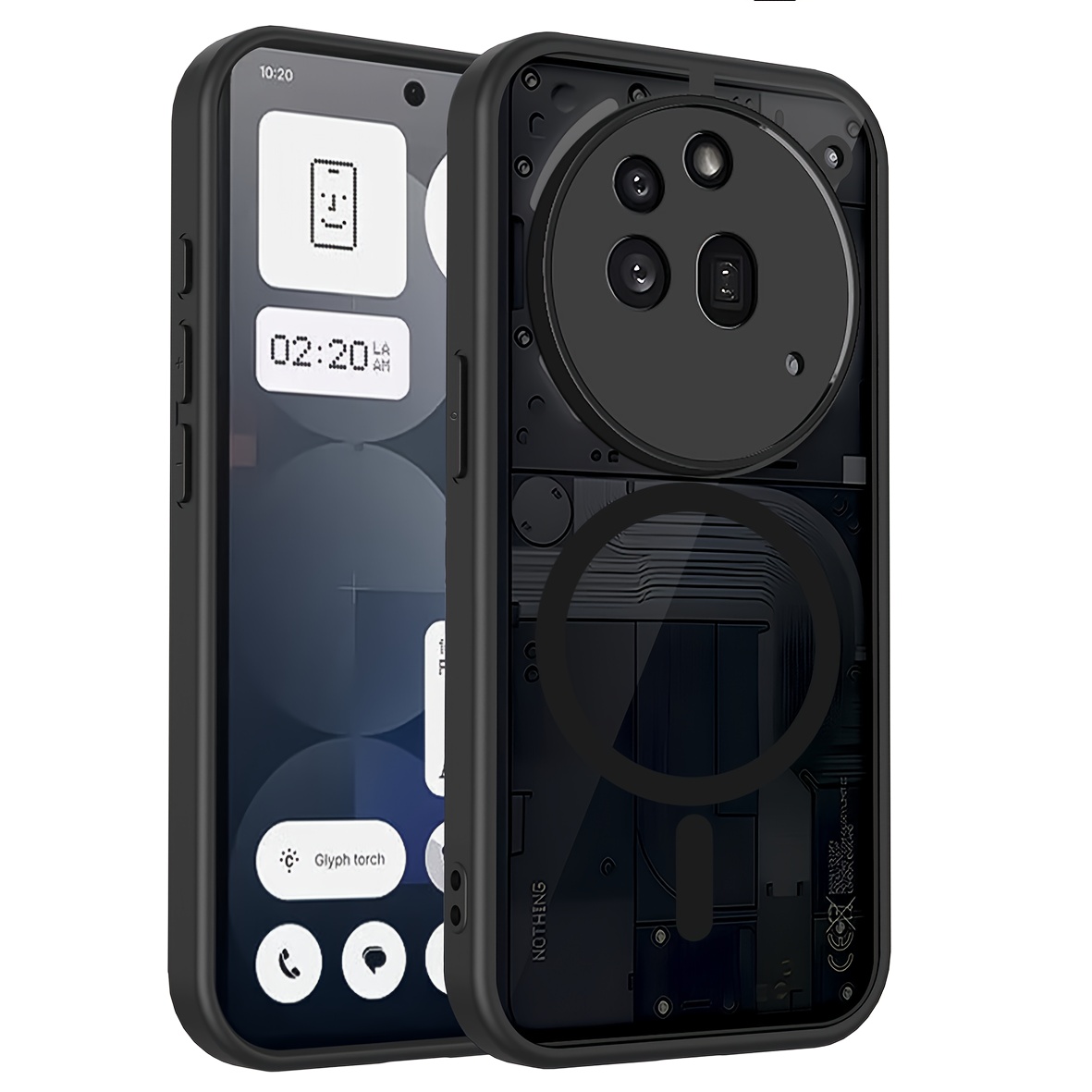 TEMU Phone Case - Fashionable Matte Magnetic Shockproof Phone Case Suitable For Noting Phone 2a, 2aplus, Cmf Phone2pro, Phone3a, And Phone3apro. Easy