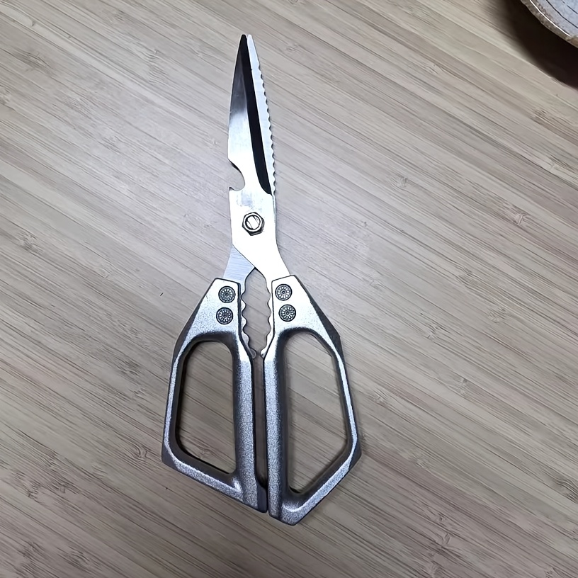 E-shop Ein Set an Griffen - Scharfe und robuste Scheren, Hühnerknochen-Scheren, multifunktionale Outdoor-Fleischschere, geeignet für Büro, Zuhause,