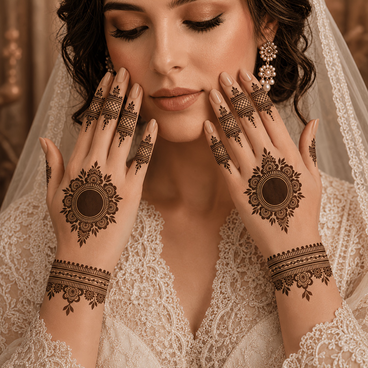 Floral Lace Temporary Tattoo Stickers, Elegant Body Art Set