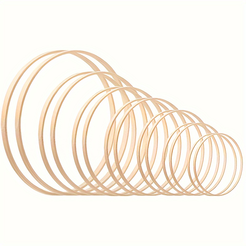 Image of 14pcs Dreamcatchers, Round Lanterns, Cross-stitching Supplies, Round Embroidery Hoop Stands, And Handmade Discs, Suitable For Home Wreath Decorations