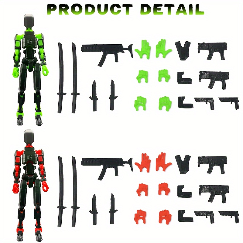 Conjunto de figuras de acción T13
