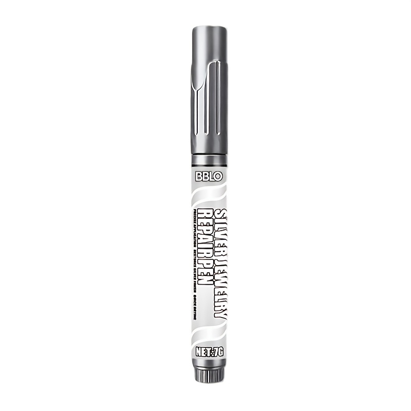TEMU Silvery Jewelry Pen - A Convenient Jewelry Care Tool, Suitable For Various Silvery Jewelry Such As Silvery Bracelets, Silvery Necklaces, And