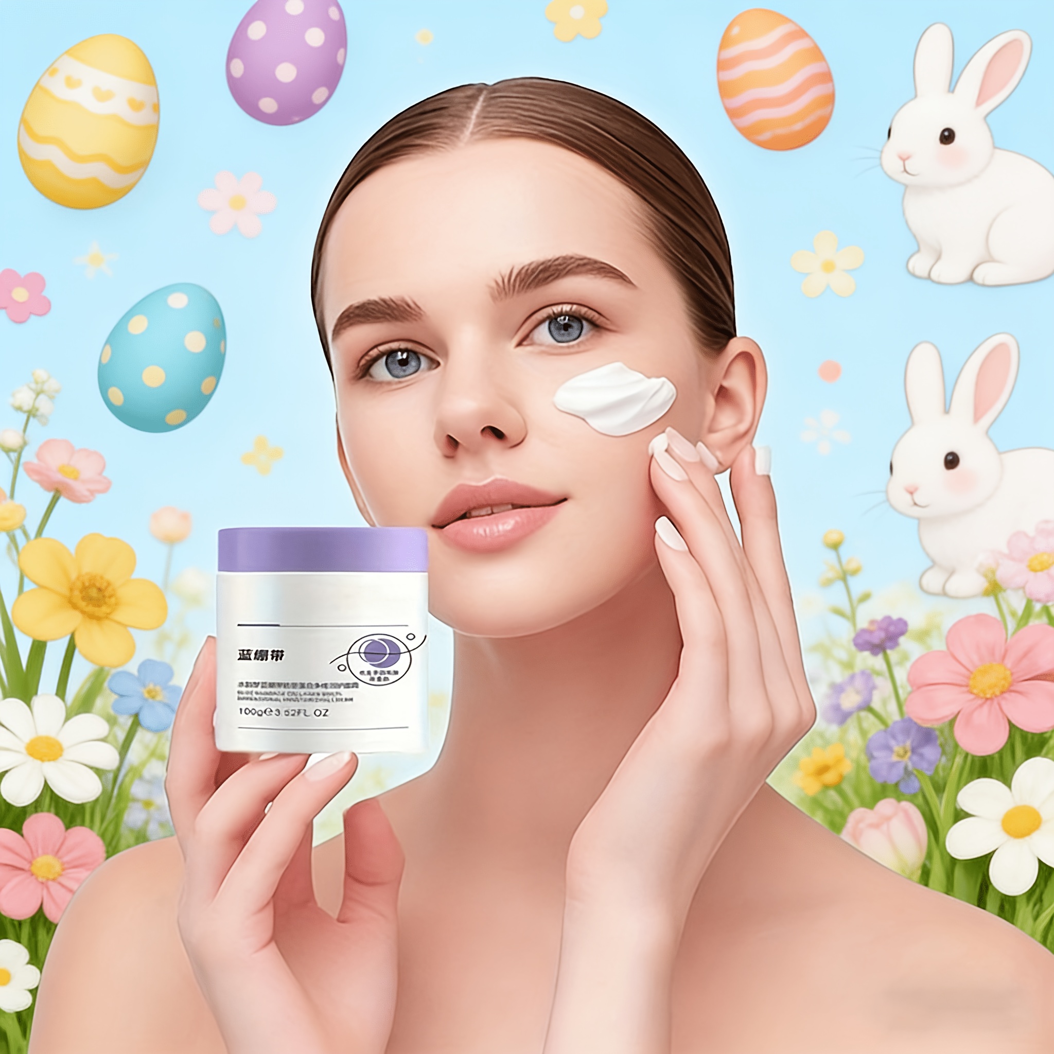 SYUMON Blue Collagen Face Cream