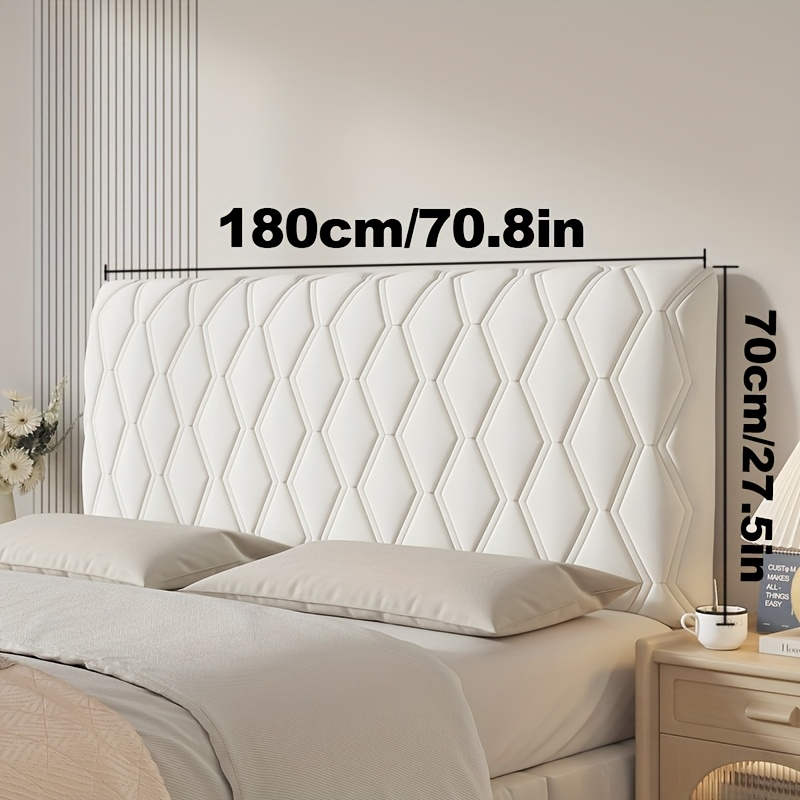 Warm Bed Headboard Cover Thickened Soft-package Bedspread Backrest Anti-collision Universal Headboard Protective Cover