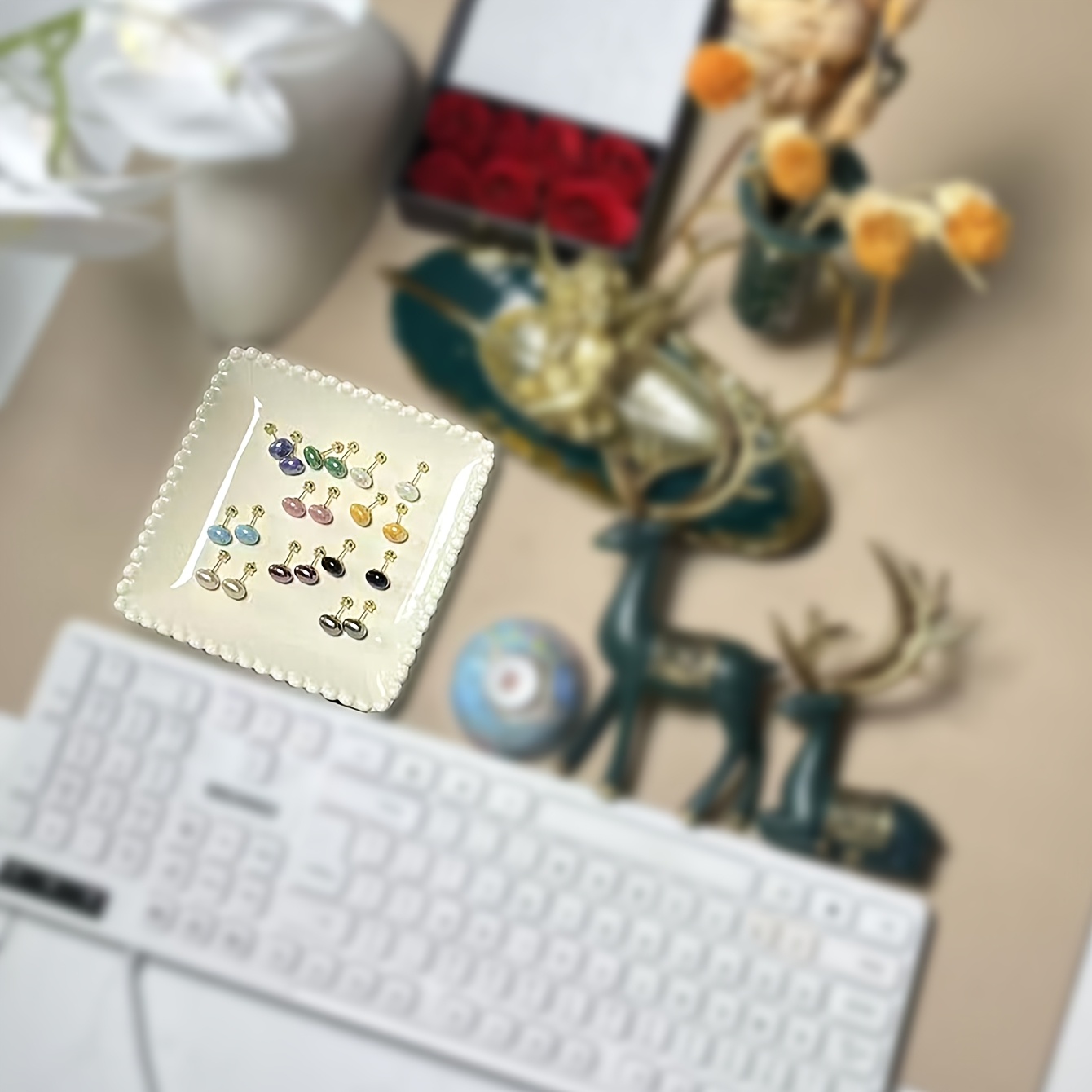 10 Pairs Vintage-Inspired Stylish Earrings Set