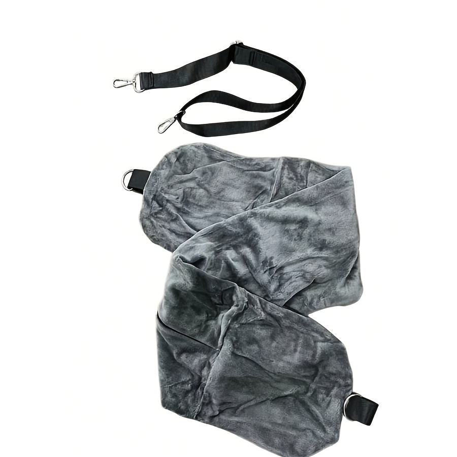 TEMU Sac de voyage portable de U coûteux pour vêtements, housse d'oreiller de U pour voyage longue distance, sac vide en velours , oreiller de voyage