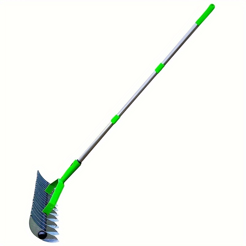 

Thatch Rake, Lawn Thatch Rake, Weeding Rake, Lawn Trimming Rake, Soil Scarifier For Cleaning Dead Grass, Patio, Yard, Lawn, Garden, Rake, Steel Metal Rake With Handle