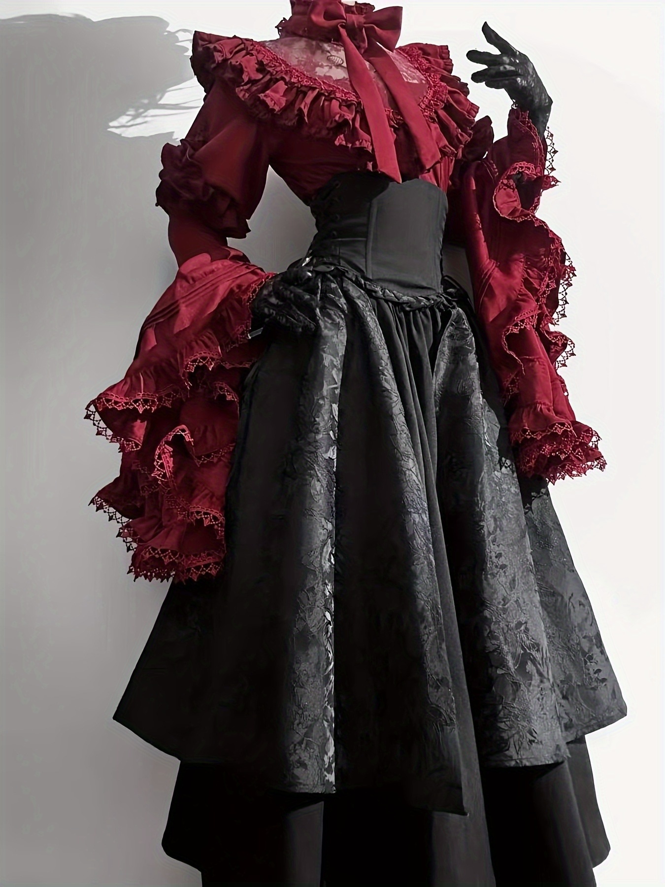 blue dress for baby girl Black and Red Vampire Slayer Dress main image 0