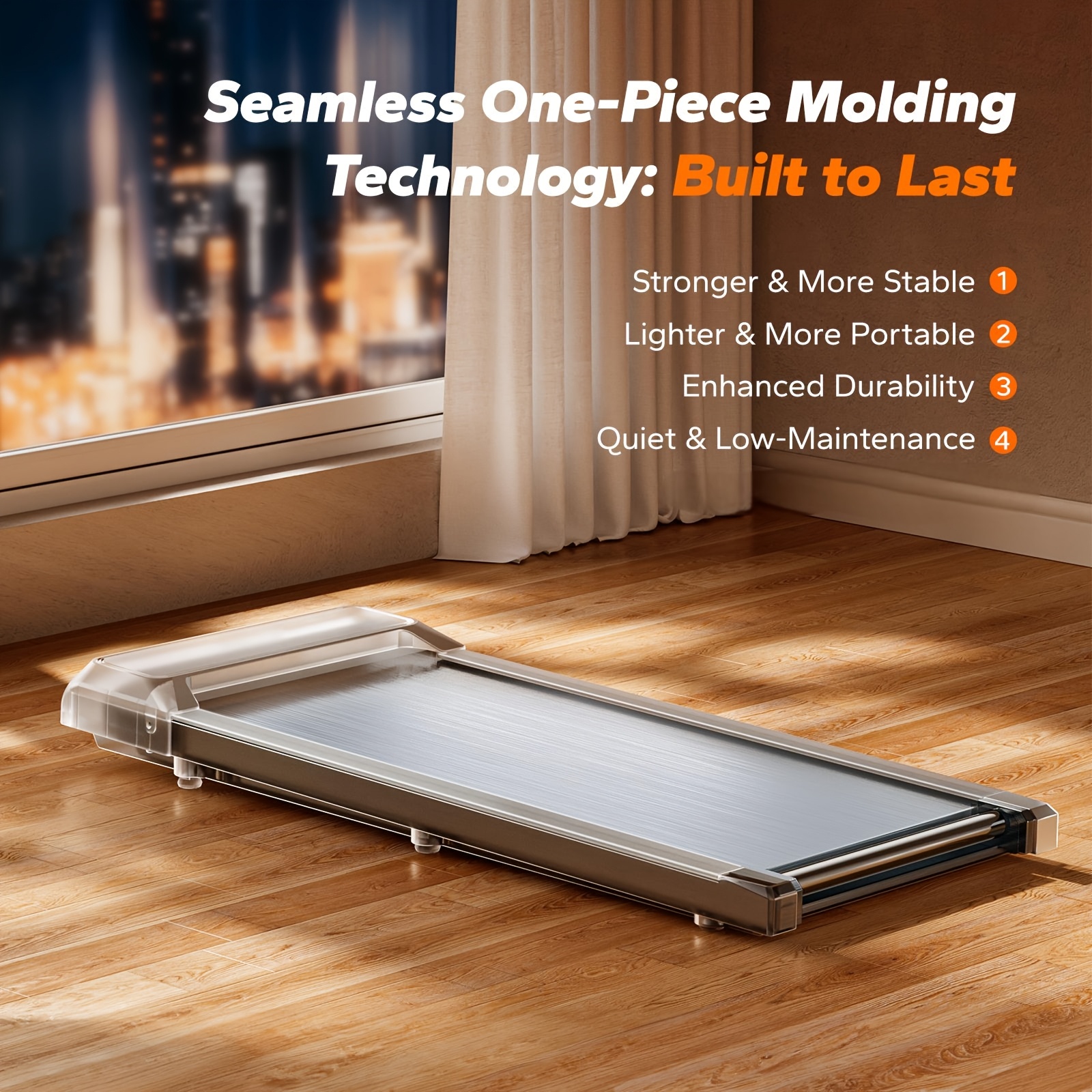 Under Desk Treadmill, 2-in-1 Walking Pad for Walking And Jogging 2.5HP Low-Noise Treadmill with Remote Control Lanyard 265lbs Weight Capacity, Workout Equipment for Home Gym