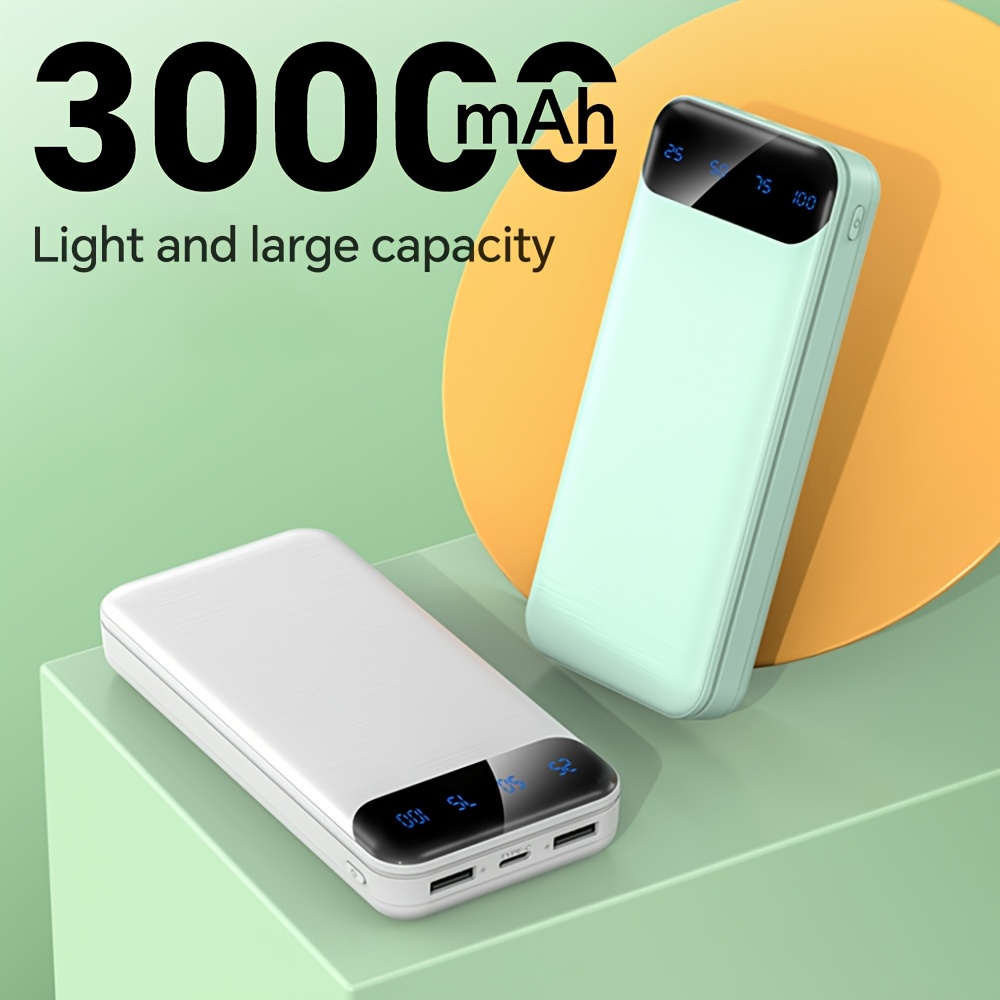 

Large Capacity 30000mah Travel Charger 3a Fast Charging Power Supply, Universal Charging Bank, Large Capacity Charging