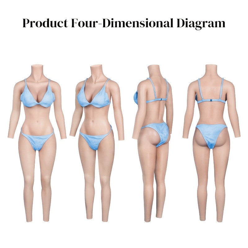   silicone bodysuit c cup realistic silicone breast model insertable   ideal for role playing and cross dressing live streaming prop lightweight and breathable comfortable for extended wear durable