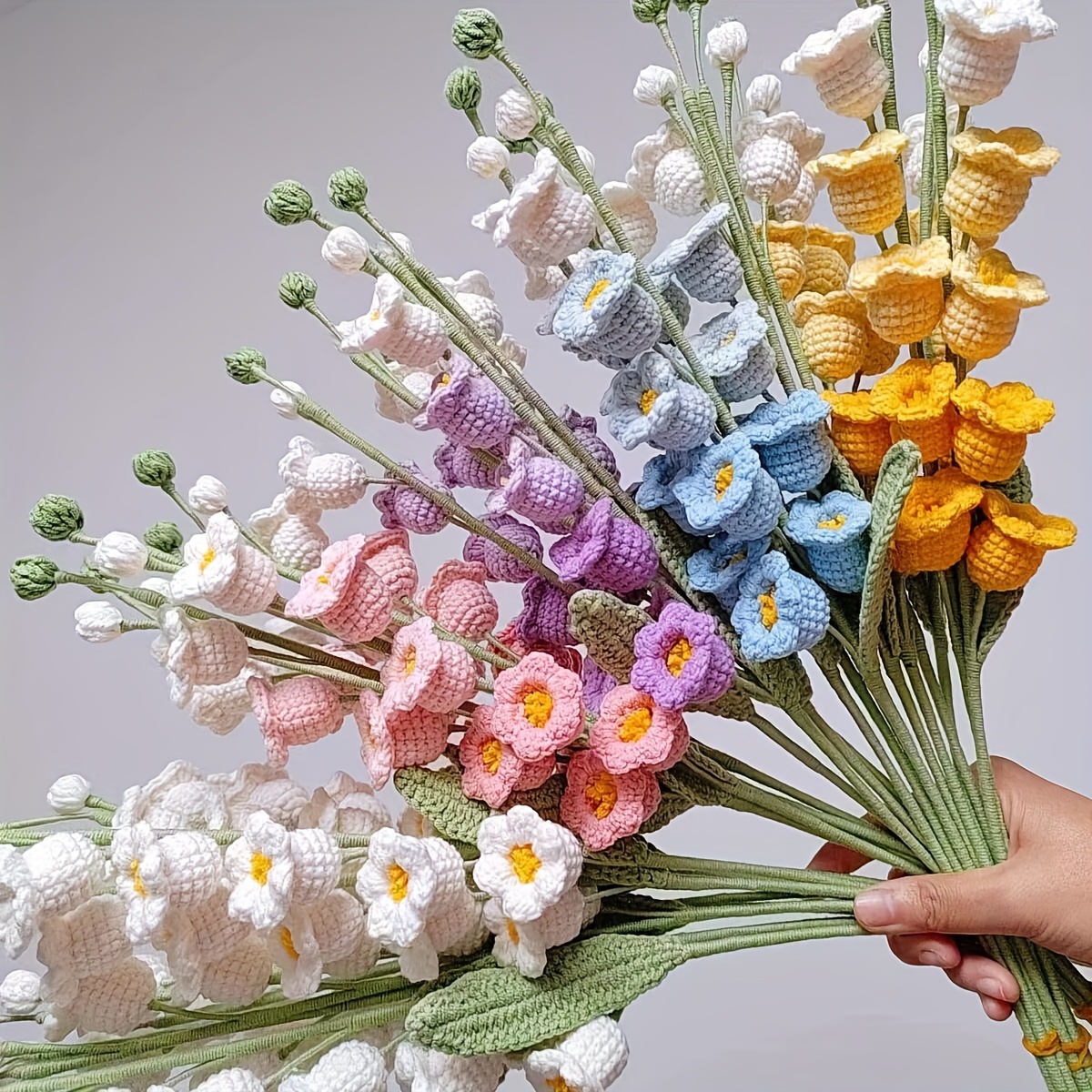 Bouquet di Fiori all'Uncinetto, Bouquet per la Laurea, Regalo per la Festa degli Insegnanti, Bouquet con Orsacchiotto, Regalo di Laurea Fatto a Mano per Insegnanti e Studenti  15