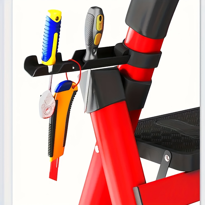 heavy duty 3 4 portable folding ladder 500 lbs capacity durable plastic with anti slip pedals lightweight sturdy design for home and industrial use details 3
