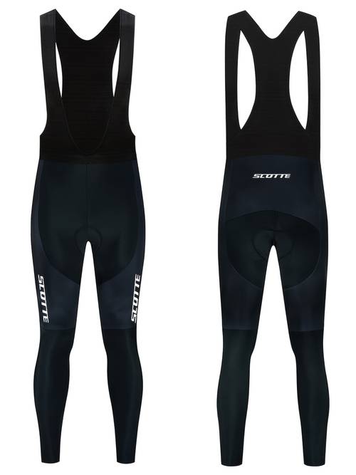 bib long cycling pants sweat wicking and breathable 20d padded cushion comfortable pressure cycling tights