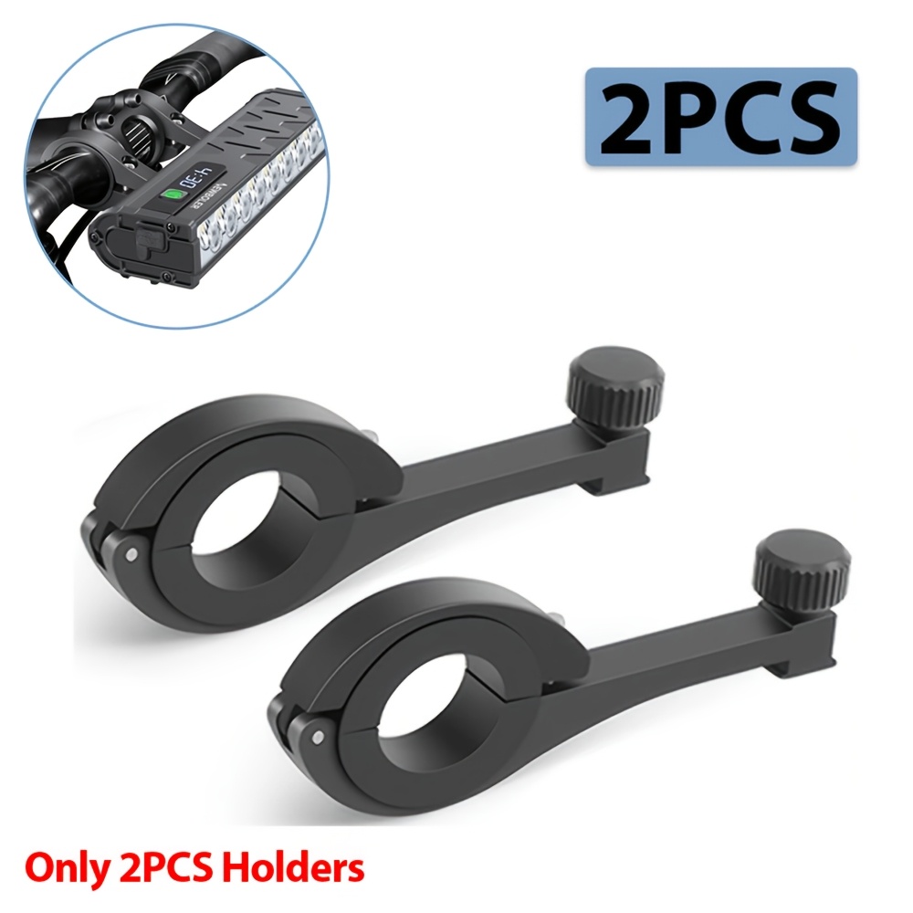 TEMU NEWBOLER Support d'extension pour phare de vélo 1 pièce/2 pièces/4 pièces, Support de fixation pour éclairage de vélo, Convient pour VTT et vélo
