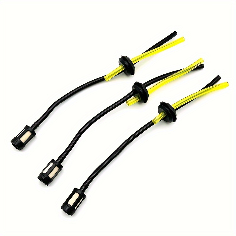 

3pcs Replacement Petrol Fuel Hose And Filter For Brush Cutter Grass Trimmer Lawn Mover Ground Auger