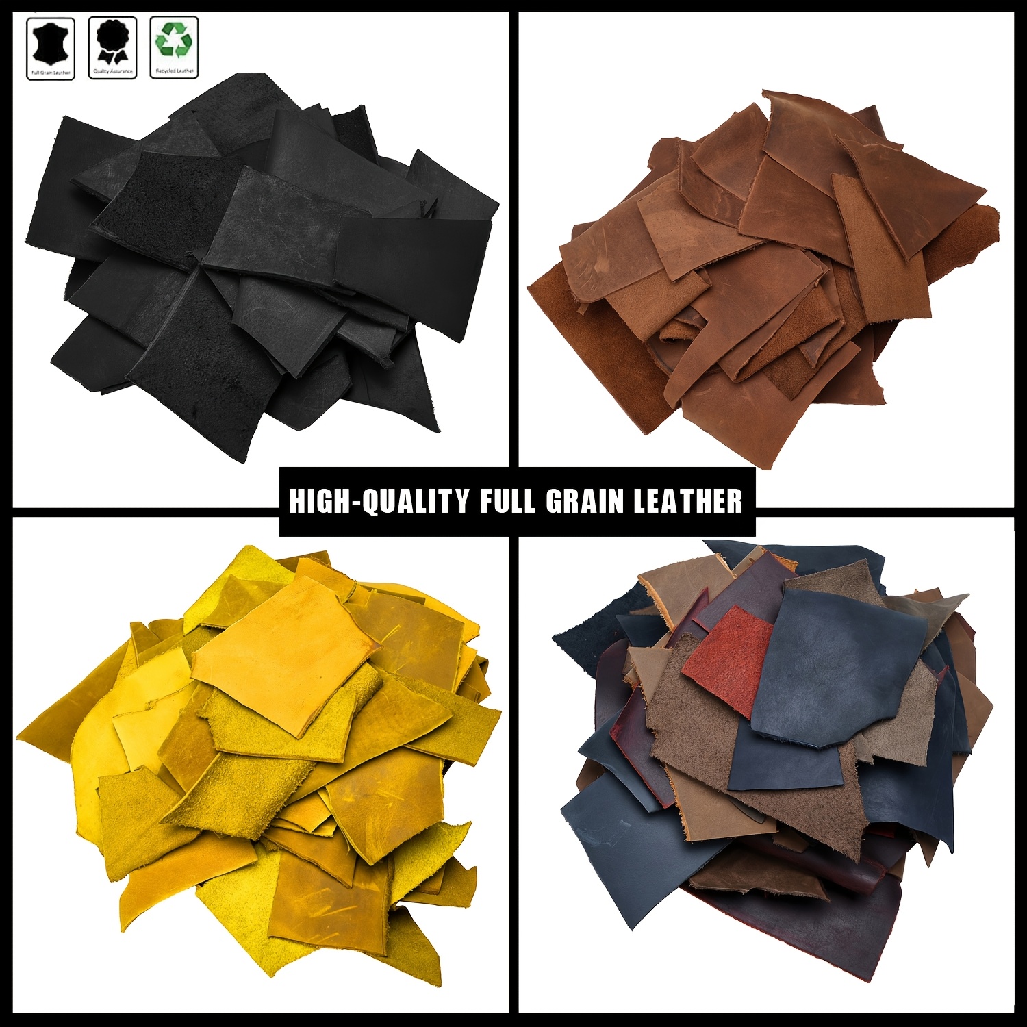 

Nimeciaga Leather , Genuine Full Grain Cowhide Remnants, Real Leather For Upholstery, Crafts, Wallets, Bags, Purses, Tooling, Knife Sheath Material