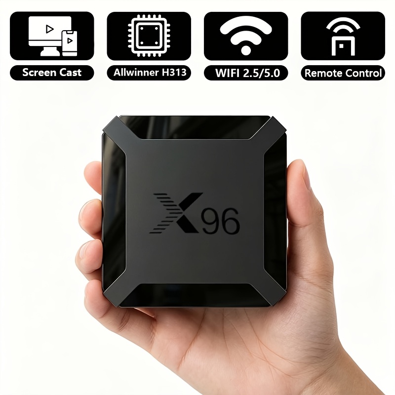 Image of Smart Tv Player, 10.0 Os Storage, H313 -core Chip, 4k Hdr10+ Video Output, 2+16gb, H.265 , 2.4g Wifi & 100m Lan, Hdtv Interface, Tv Box With Remote Control & Screen Cast For Home Entertainmen