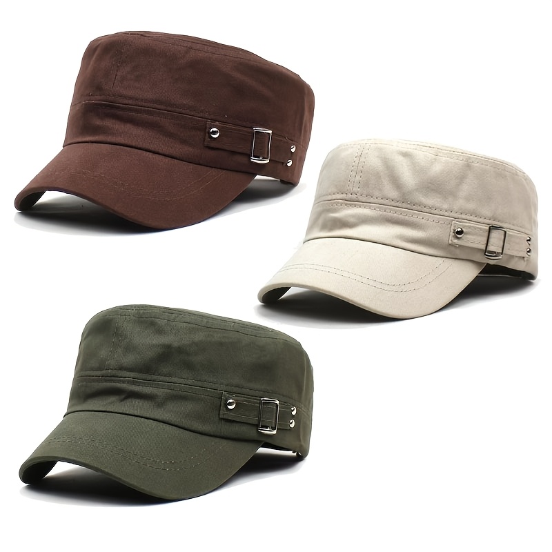 TEMU 2pcs/3pcs Set Comfortable Men's Baseball Caps | Suitable For , Outdoor Sports, Travel, Fishing, Camping, Flat Top Hat, Side , Women's Duckbill ,