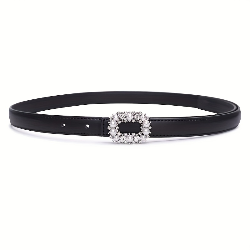 E-shop Damengürtel, glänzende Strass-Schnalle, luxuriöser Gürtel im neuen Stil, eleganter Taillengürtel für Kleider Freizeithosen