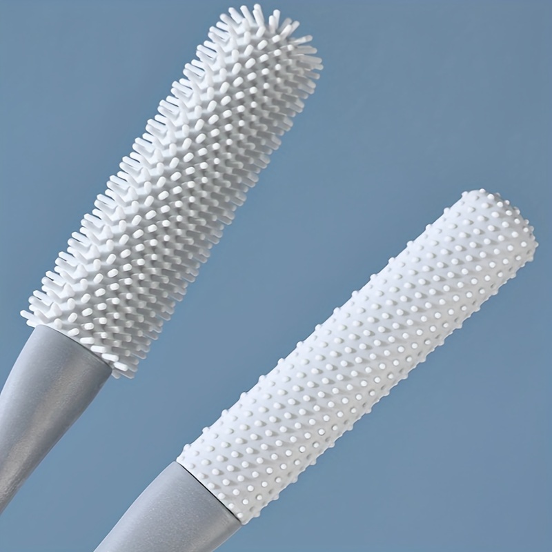 2 pack long handle toe brush set unscented manual   care scrubber portable shower   brush for toe cleaning and makeup application elderly   care tool no electricity or battery needed Product details 7